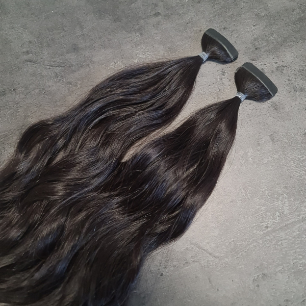 2x Tape Extensions 35cm gewellt Farbe N2 - OUTLET